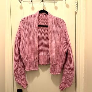 Free People | Cropped Knit Cardigan